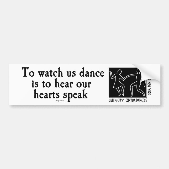 QCCD bumper sticker (Front)