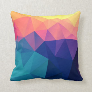QDWAV • Coussin polygonal multicolore