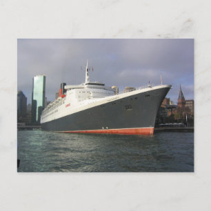 QE2 in Sydney. Postcard