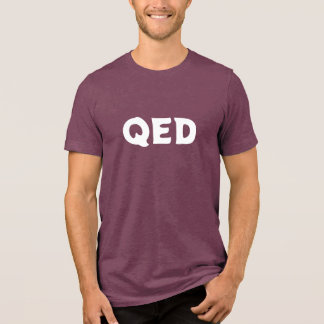 QED T-Shirt Tri-Blend Shirt