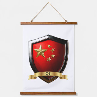 Qi China Heritage Shield Hanging Tapestry