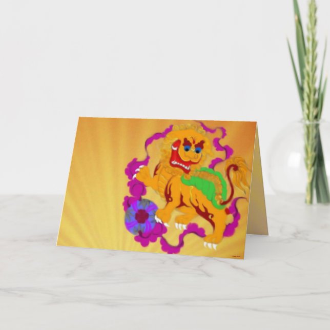 Qi Lin Card (Front)
