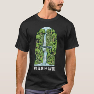 Qi River Tai Chi Waterfall Qi Energy T-Shirt