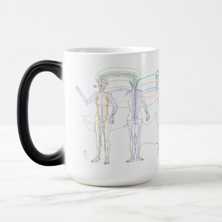 Qi Time, Special Mug, Chinese Medicine Meridians Magic Mug
