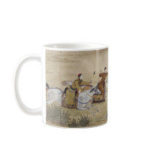 Qianlong Emperor chasing a deer on a hunting trip