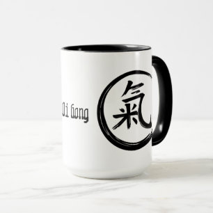 QiGong Black Symbol Mug