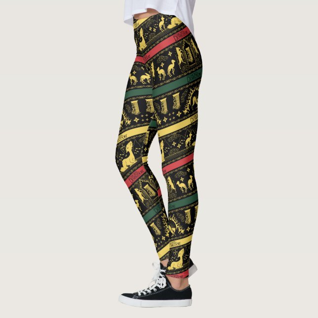 Qilin Layered Pattern Leggings (Left)