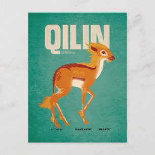Qilin Vintage Graphic Postcard