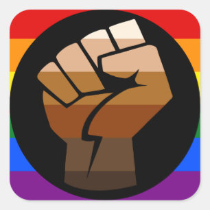 QPOC Pride Square Sticker