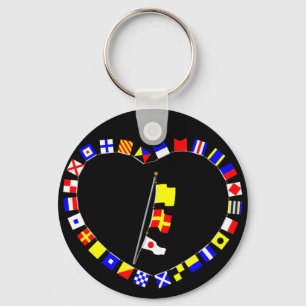 "QR1" "Request Permission to Lay Alongside" Keychain