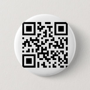 QR соde. Qr-code. Barcode 2 Inch Round Button