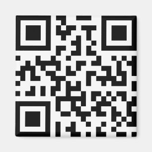 QR соde. Qr-code. Barcode Magnet