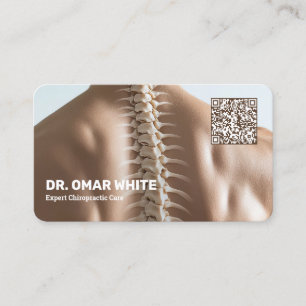 QR Chiropractic Physical Therapist Chiropractor  Business Card