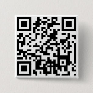 QR CODE 2 INCH SQUARE BUTTON