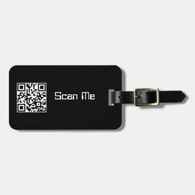 QR Code - Add Your Own Luggage Tag (Front Horizontal)