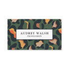 QR CODE Animal Skin Leopard spot earth colours