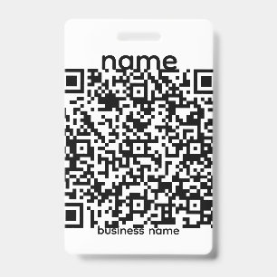 QR Code Badge