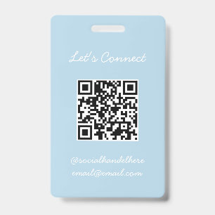 QR Code Badge