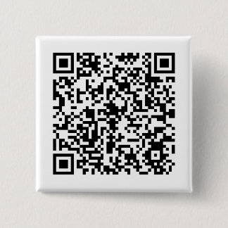 QR Code Badge 2 Inch Square Button