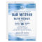 QR Code Bar Mitzvah Navy Bold Typography Blue Foil