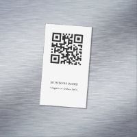QR Code Black & White Simple