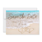 QR Code Blue Ocean Waves Tropical Beach Wedding