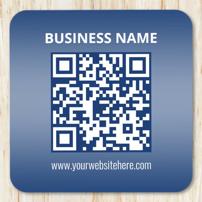 QR Code | Blue (or any colour) Gradient Coaster (Creator Uploaded)