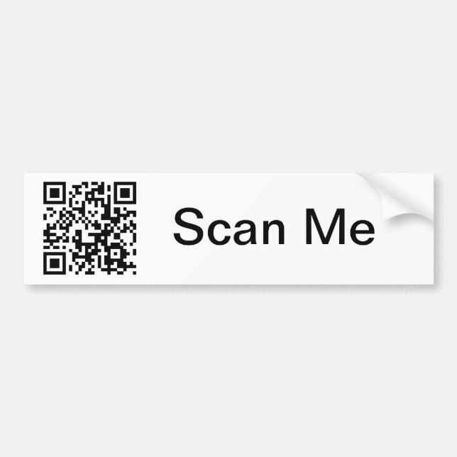 QR Code - Bumper Sticker (Front)