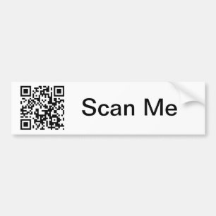 QR Code Bumper Sticker