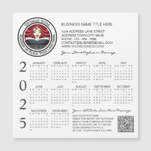 QR Code Business 2025 Calendar Logo