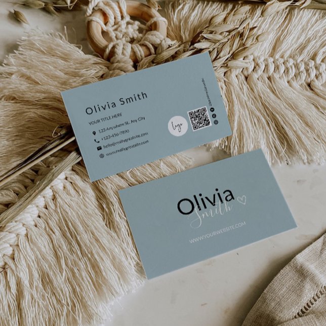 QR Code Business Card Template (QR Code Business Card Template
)