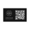 QR Code Business Logo | Black Modern Professional