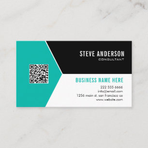 QR Code Business Logo  Card
