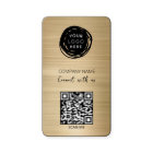 QR Code Business Logo Gold