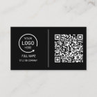 QR Code Business Logo | Modern Blush Pink Business