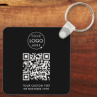 QR Code | Business Logo Professional Simple Black 