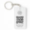 QR Code | Business Logo Professional Simple White
