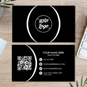 QR Code Business Modern Professional Business Card