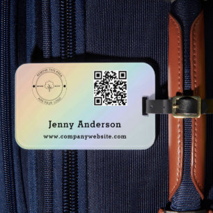 QR Code Business Name & Logo & Bag Tags