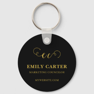 QR Code Business Name Promo Keychains