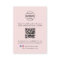 QR Code Business Website Scan Me Social Media Pink