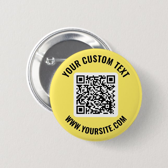 QR Code Button (Front & Back)
