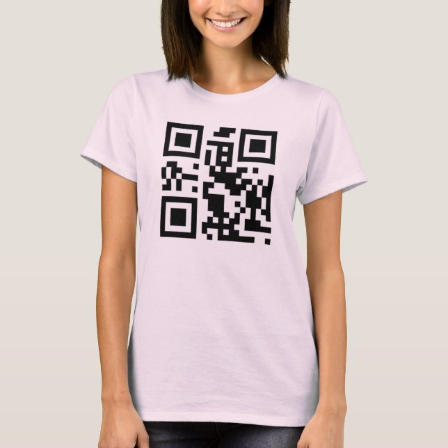 QR code "call me" t-shirt (Front)