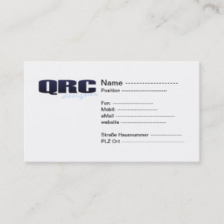 QR code carte de visite