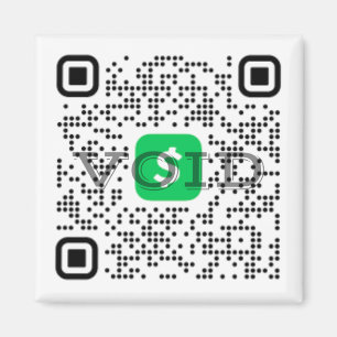 QR Code Cash App Magnet