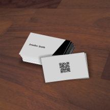 Qr Code Classy Grey Modern Artist