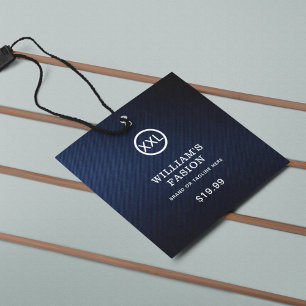 QR Code Clothing Label Price Hang Tag