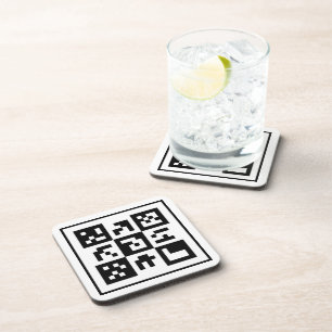 qr code coaster
