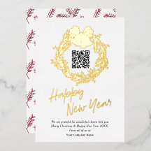 QR code corporate business Happy New Year 