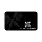 QR Code Custom Artwork Vintage Black Tattoo Artist